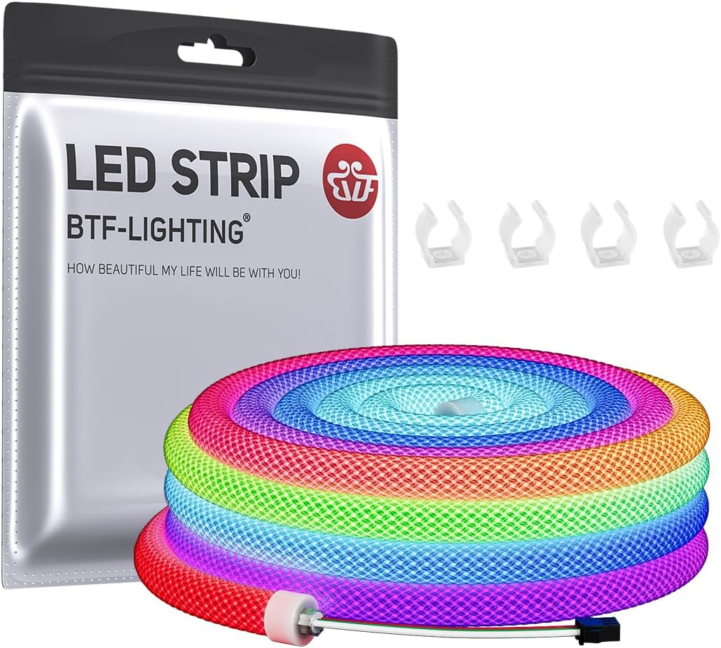 USB Metal LED Strip Light — 6.56FT-Only Neon Light