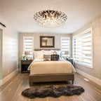 Farmhouse Black Chandelier — 4-Light - View 9