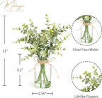 Farmhouse Glass Artificial Plant - View 2