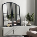 Farmhouse Black Mirror — 38" — Black
