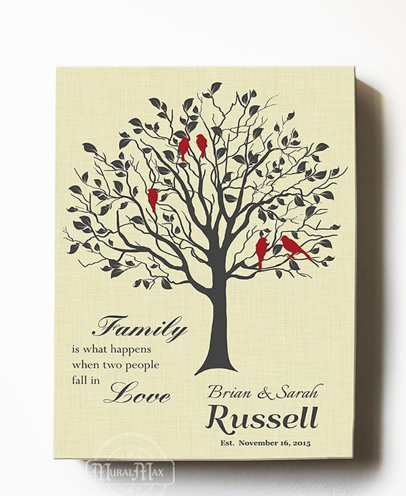 Personalized Beige Wall Decor — 14" — Cream
