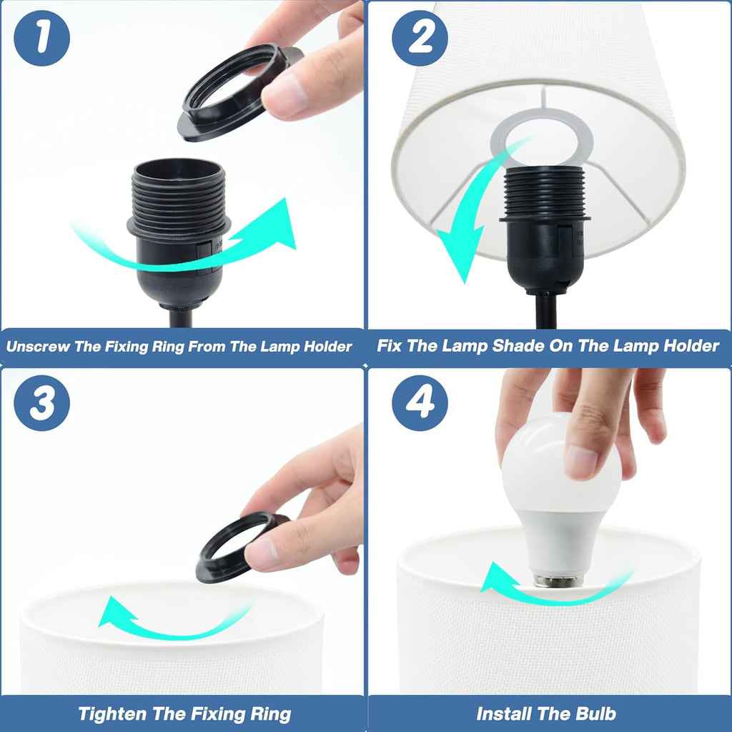 Dimmable Black Table Lamp - View 5
