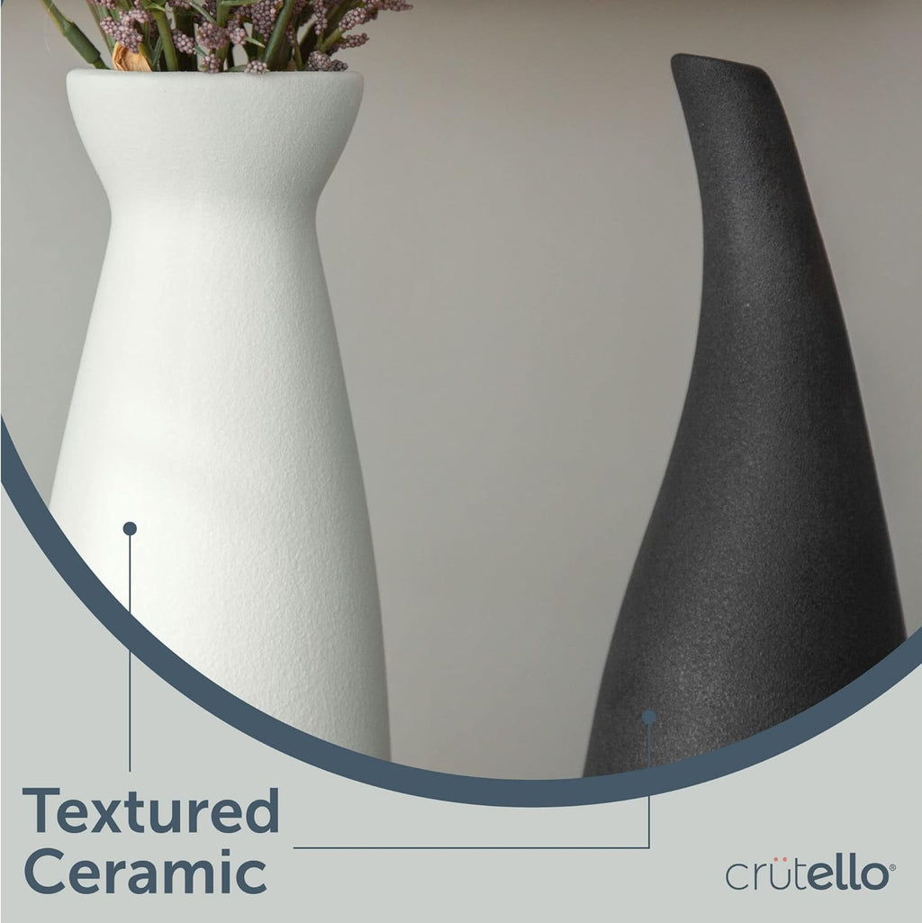Mid-Century Beige Vase Set - View 5