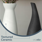 Mid-Century Beige Vase Set - View 5