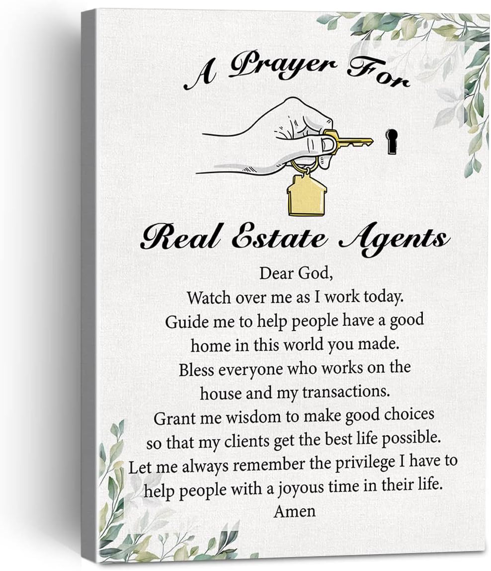 Beige Framed Wall Art — Real Estate Agents