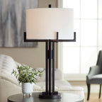 Modern Metal Table Lamp — 31.5"