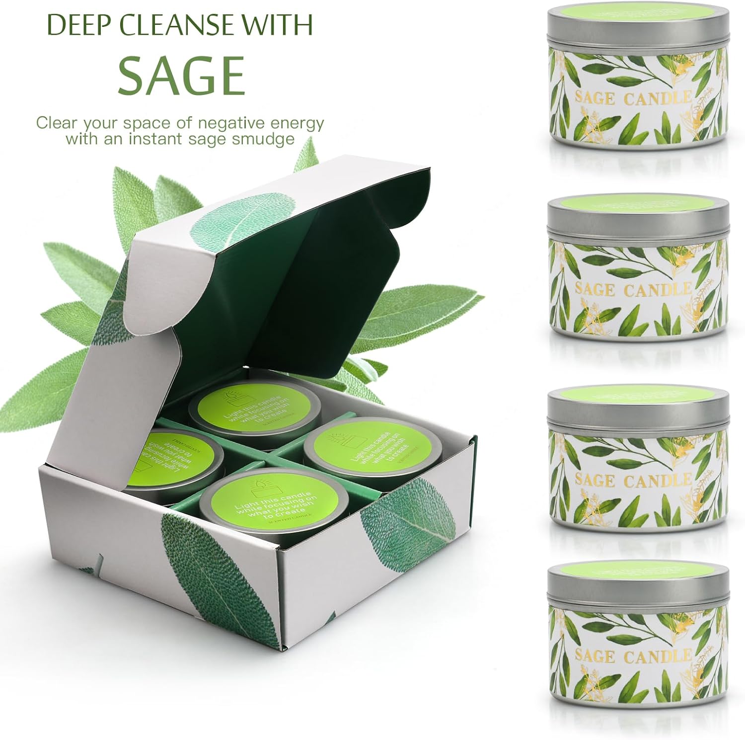 Soy Wax Luxe Glass Candle - View 4