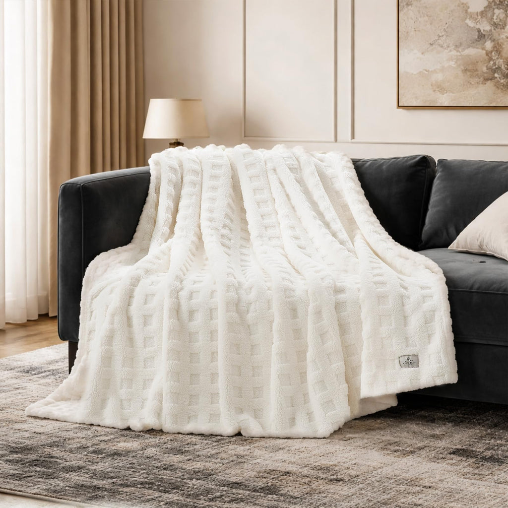 Modern Blue Throw Pillow — 50"