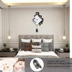 Battery Operated Modern Wood Wall Clock — 30" - View 4