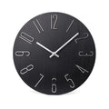 Modern Wood Wall Clock — 12"