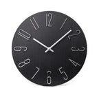 Modern Wood Wall Clock — 12"
