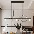 Dimmable Luxe Black Chandelier