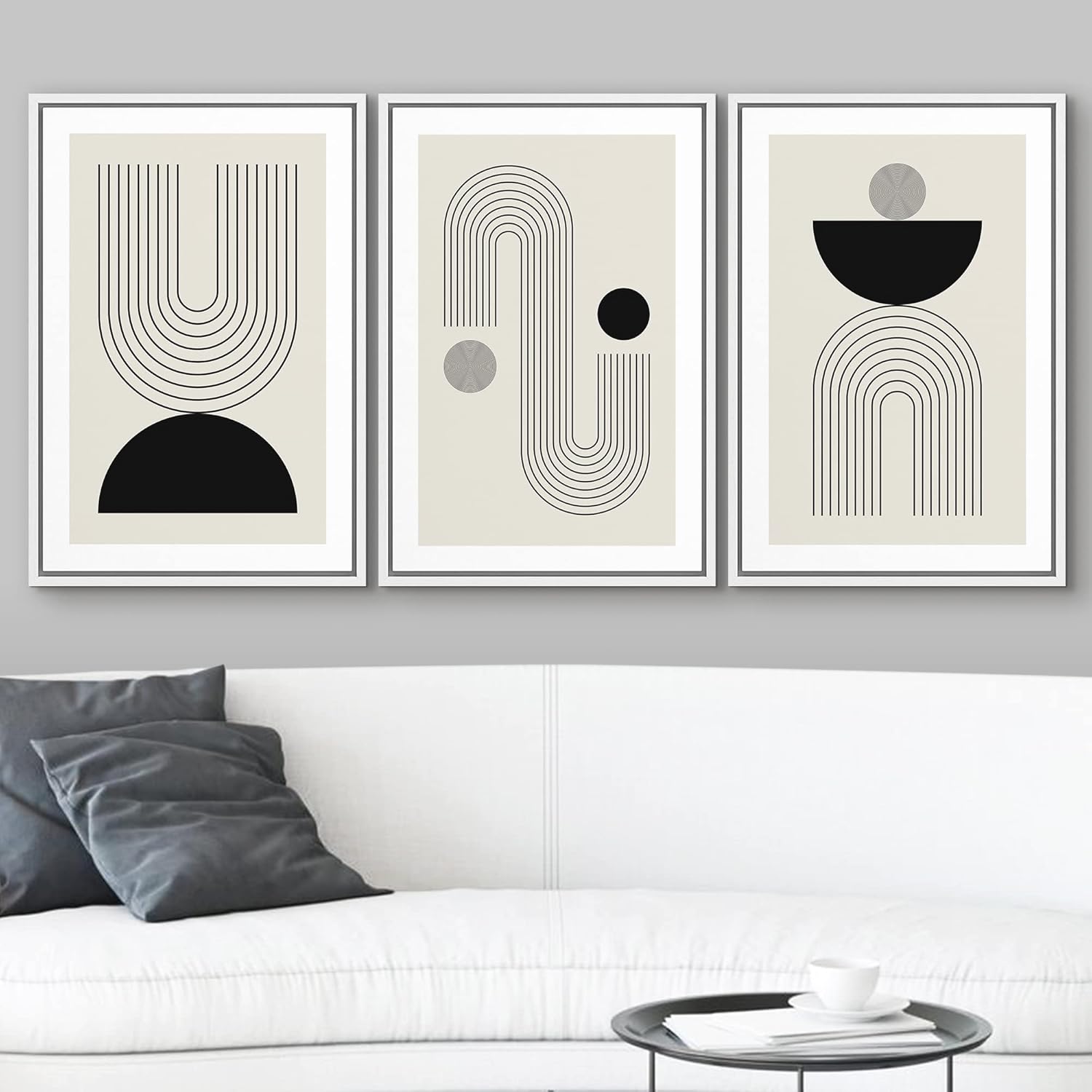 Boho Green Framed Wall Art — 24" - View 3