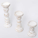 Farmhouse Black Pillar Candle — Set of 3 - View 8