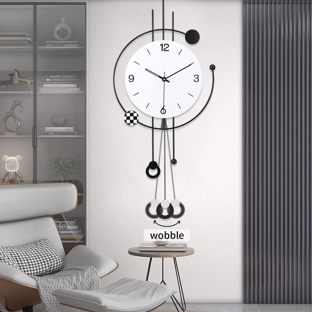 Battery Operated Modern Black Wall Decor — 30" - View 5