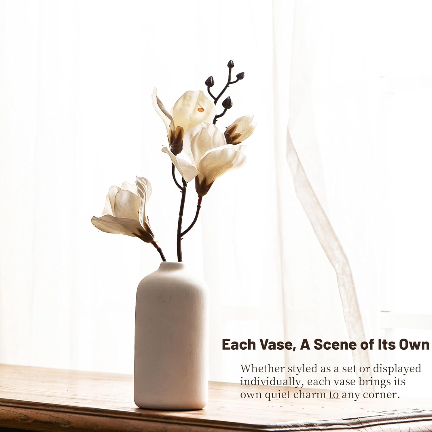 Boho Black Vase Set — Set of 11 - View 6