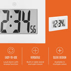 Black Wall Clock - View 6