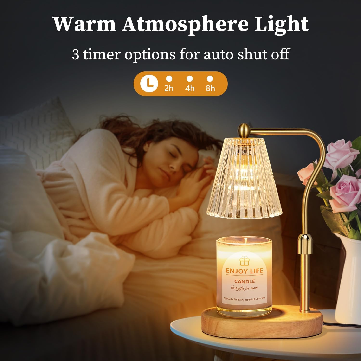 Adjustable Brown Table Lamp - View 3