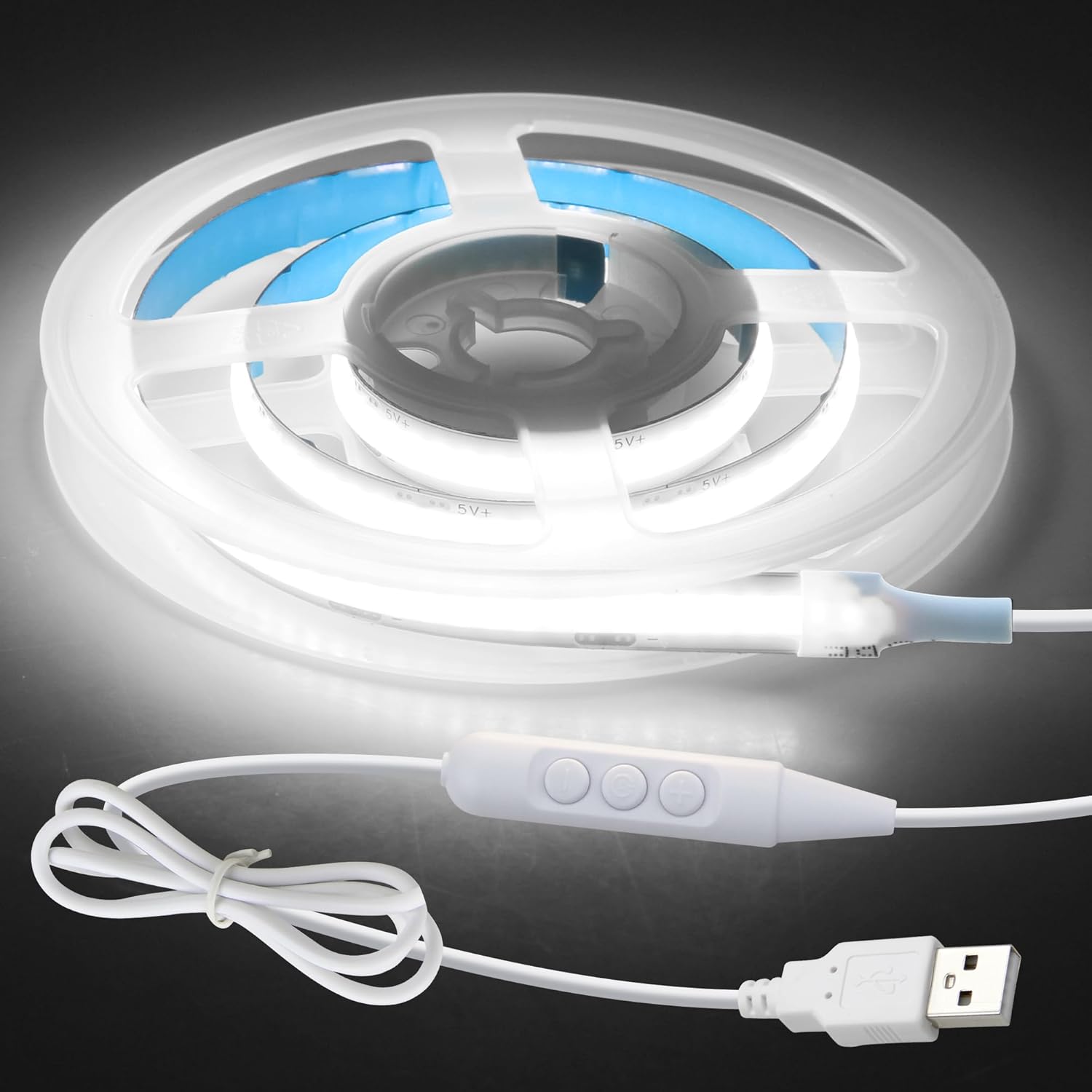 Dimmable Metal LED Strip Light — 1.64ft/Cool White