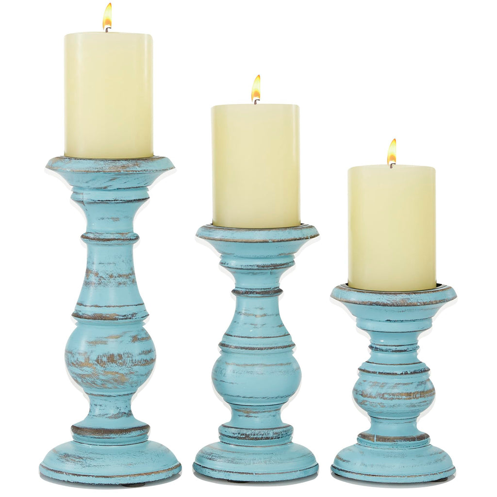 Farmhouse Black Pillar Candle — 6"