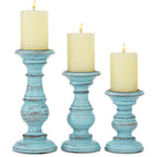 Farmhouse Black Pillar Candle — 6"