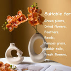 Modern Wood Flower Vase — Set of 2 - View 4