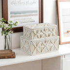 Boho Beige Storage Basket - View 4