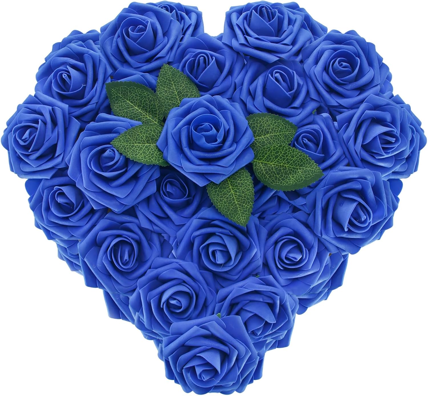 Black Artificial Flowers — Royal Blue