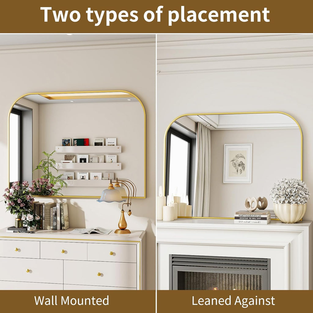 Framed Luxe Black Vanity Mirror — 30" - View 4