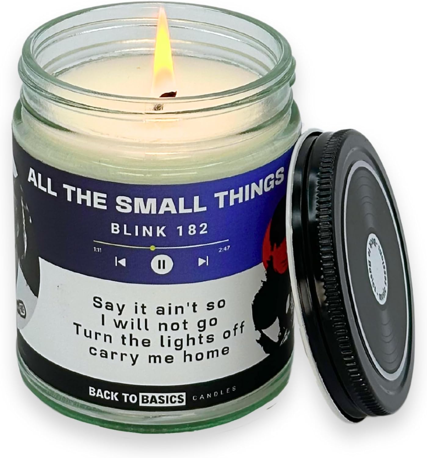 Soy Wax Scented Candle — All The Small Things - Blink 182