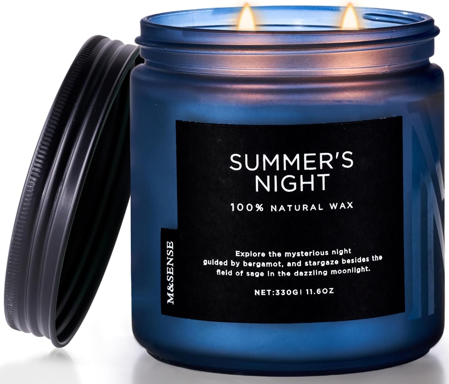 Soy Wax Beige Scented Candle — Medium Jar