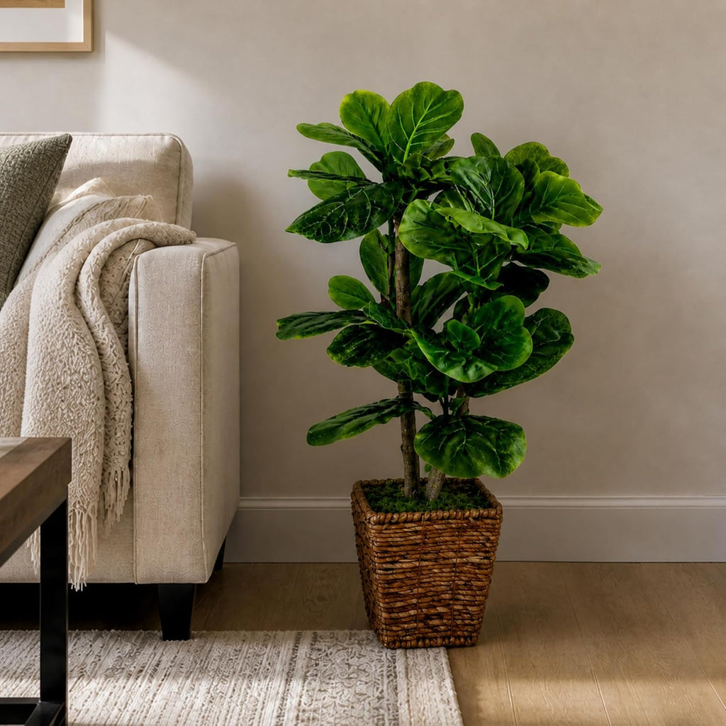 Boho Black Artificial Plant - View 2
