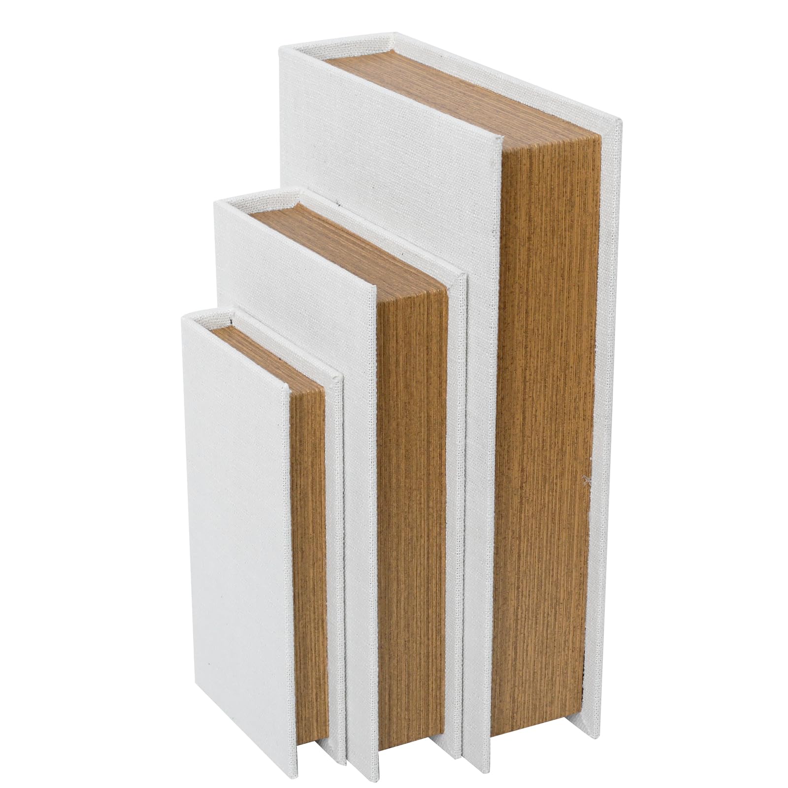 Linen Modern Beige Storage Basket — 13"