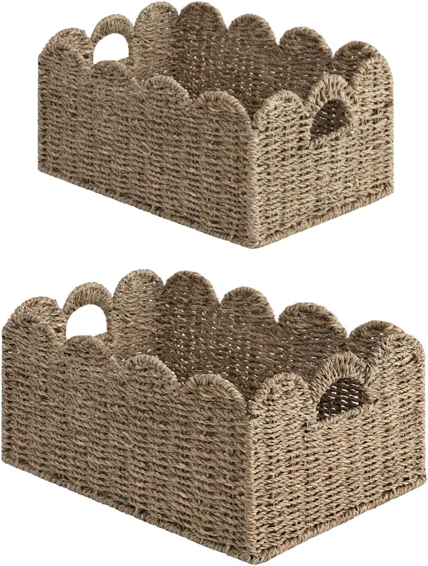 Boho Beige Vase — Natural(Seagrass)