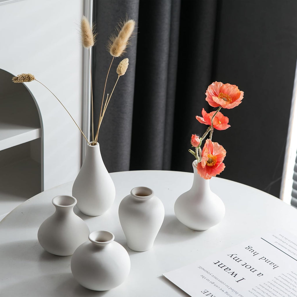 Farmhouse Black Decorative Vase — Set of 5 - View 2