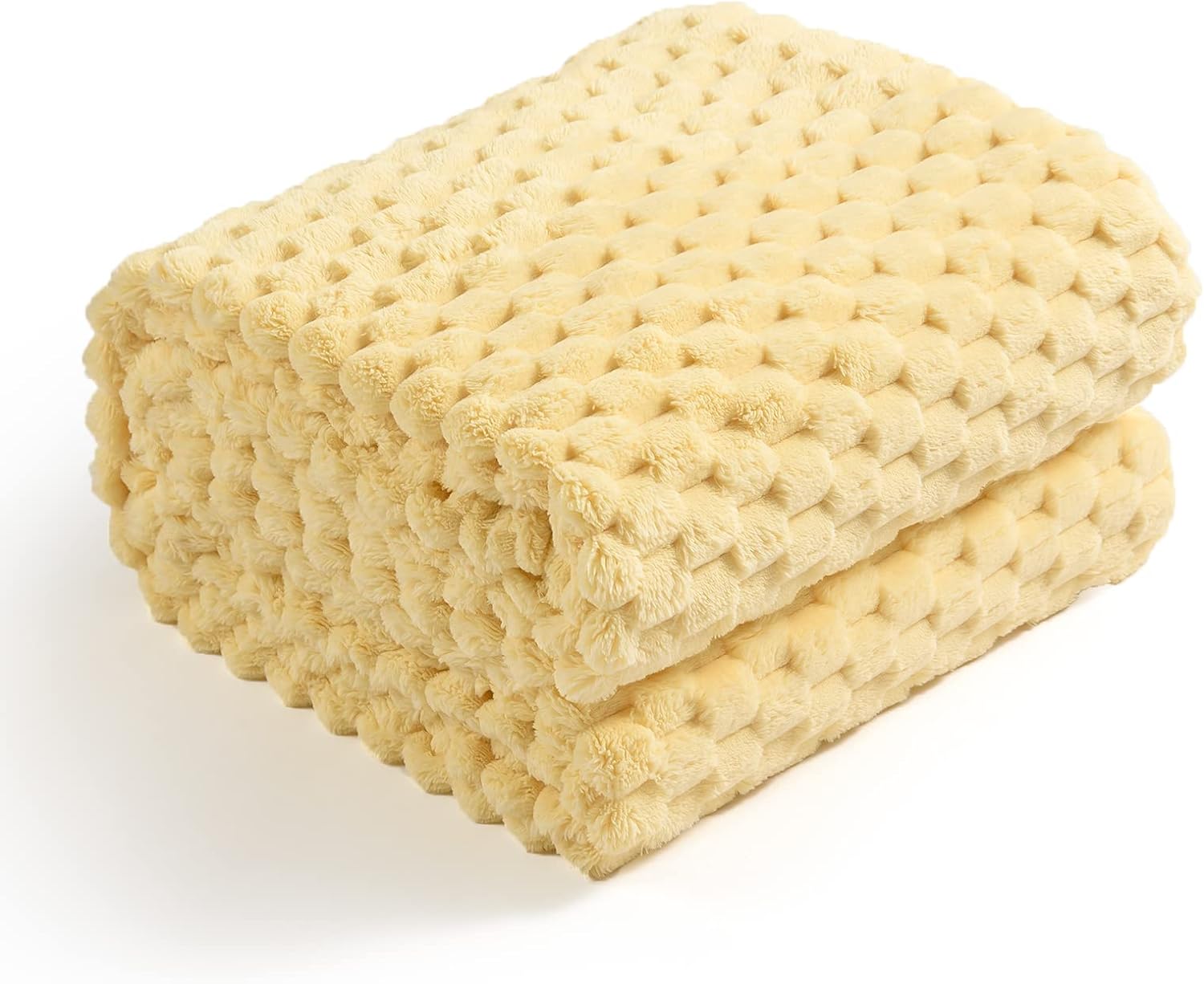 Black Throw Pillow — 50" — Light Yellow