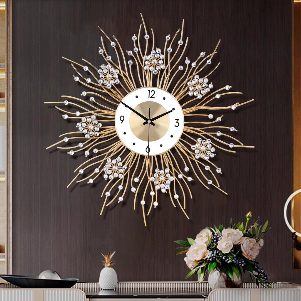 Round Luxe Gold Wall Art — 20"