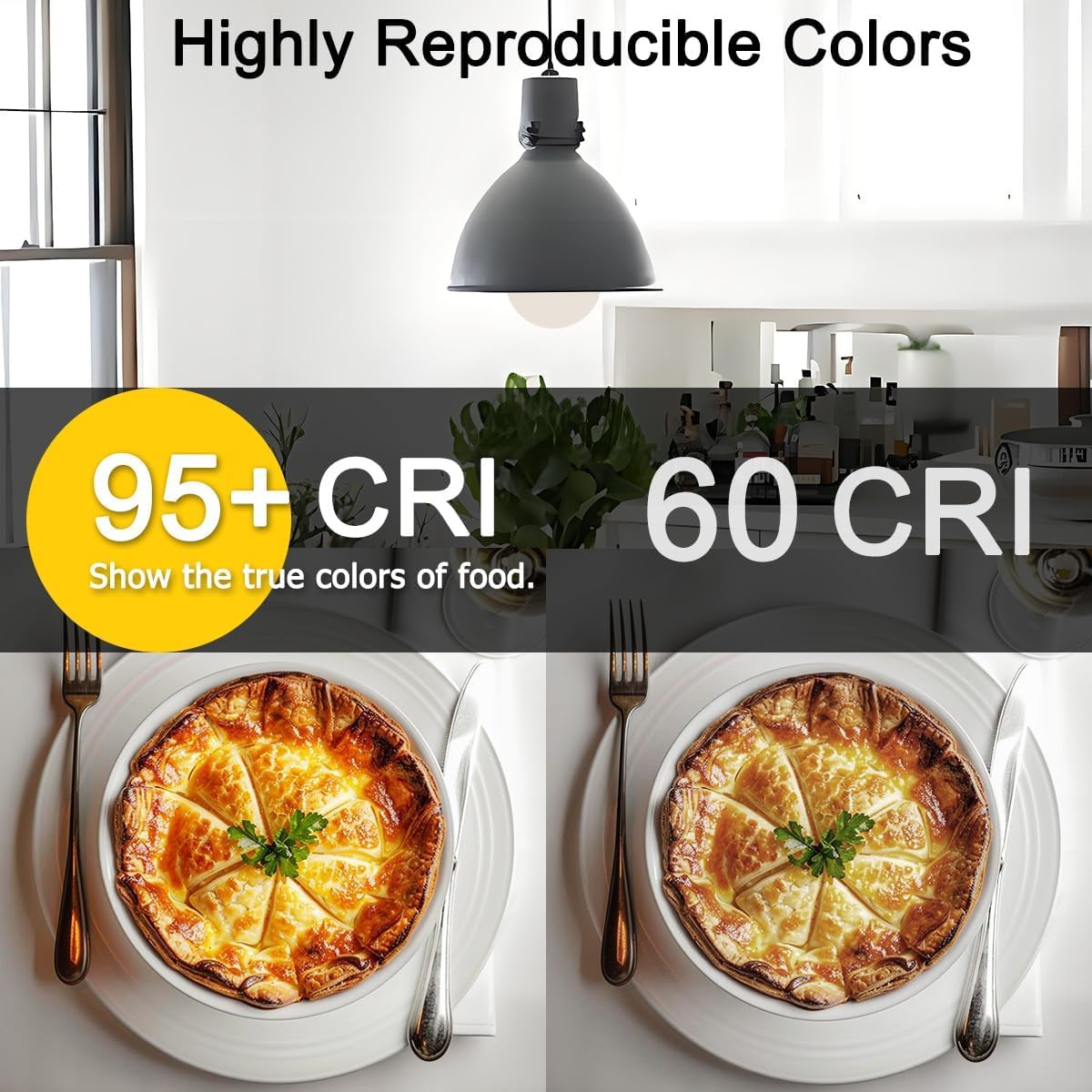 Color Changing Beige Smart Bulb — 72" - View 9