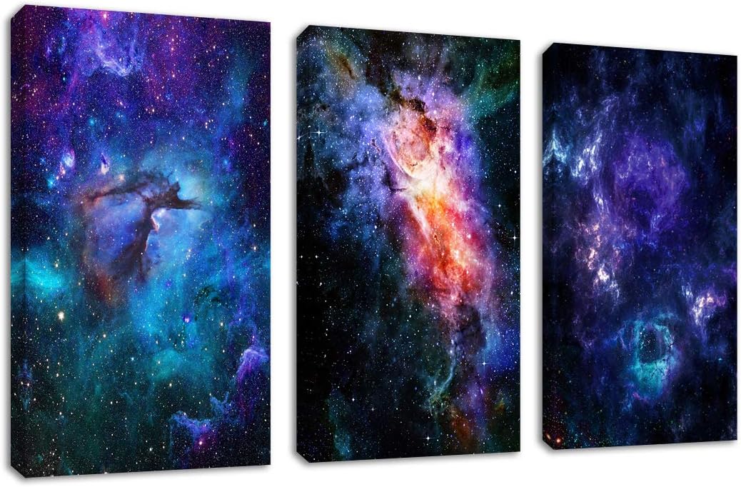 Framed Modern Blue Canvas Wall Art — 16" — 24"L x 16"W
