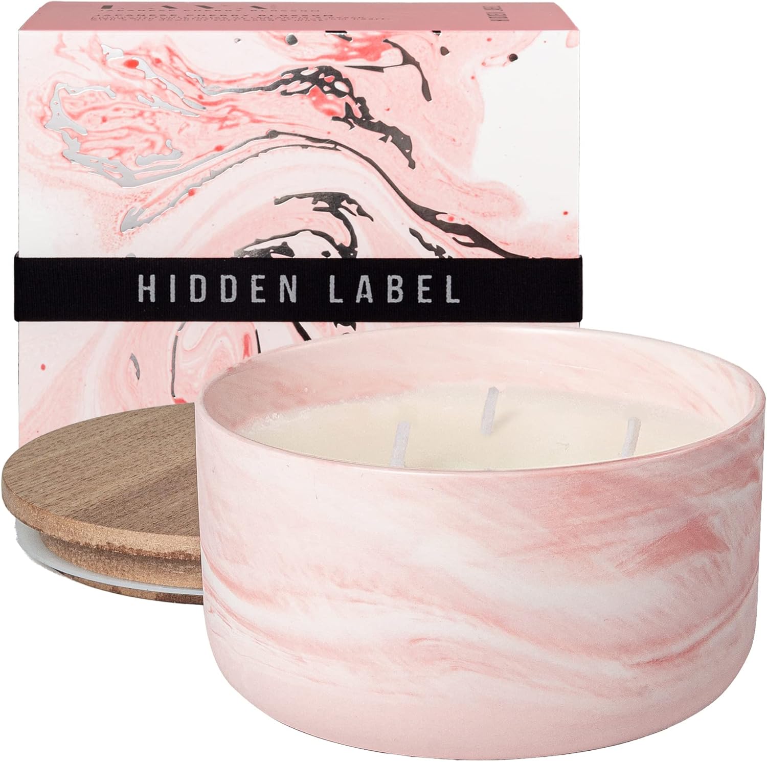 Soy Wax Pink Scented Candle — 14.8oz-Japanese Cherry Blossom