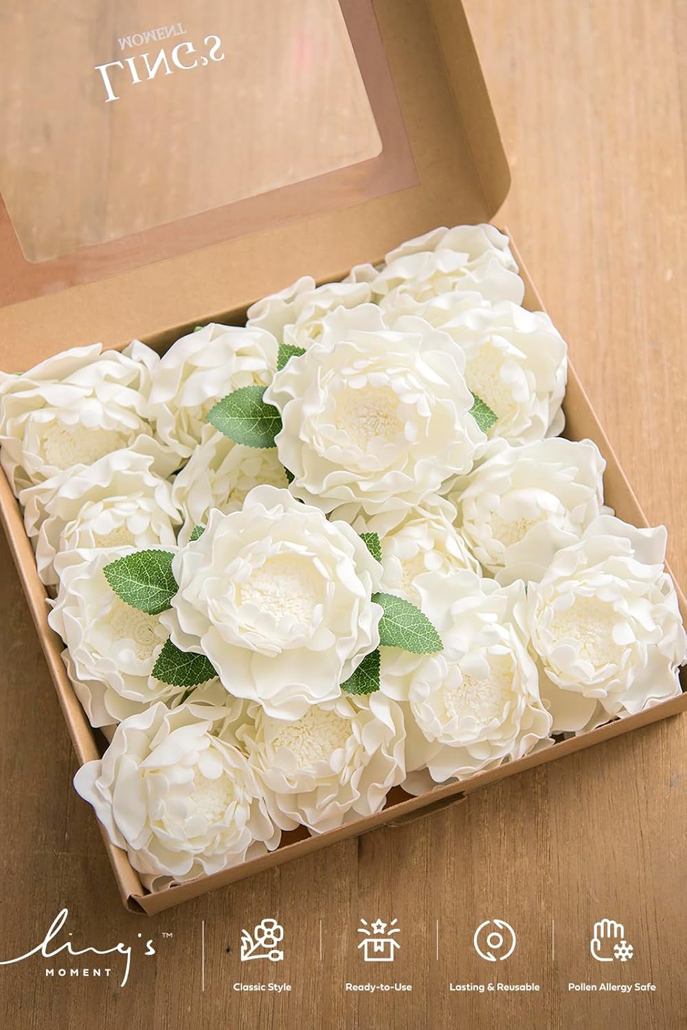 Beige Artificial Flowers - View 9