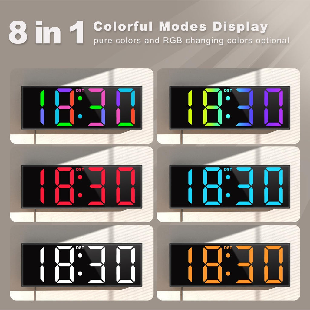 RGB Black Table Lamp — 12" - View 3