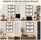 Framed Farmhouse Black Wall Decor — 6" - View 6