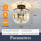 Luxe Glass Chandelier - View 2