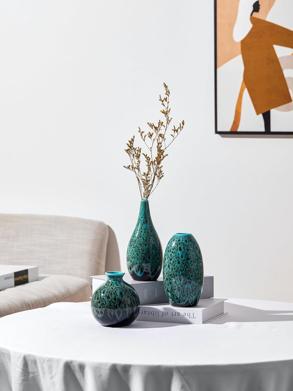Blue Flower Vase — Set of 3 - View 4