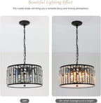 Luxe Glass Chandelier — 16" - View 9