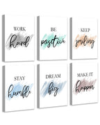 Beige Framed Wall Art — 12"