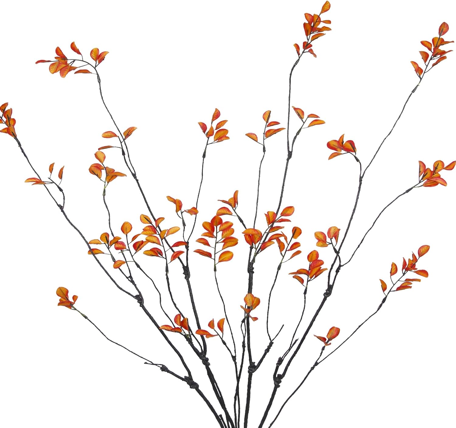 Blue Artificial Plant — 29.5" — Orange