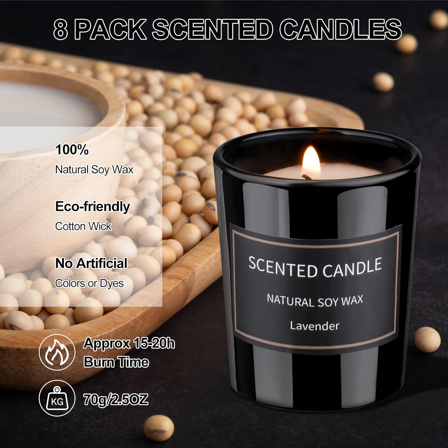Soy Wax Scented Candle - View 3
