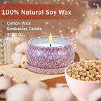 Scented Pink Candle - View 2